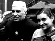 Jawaharlal Nehru and Indira Gandhi