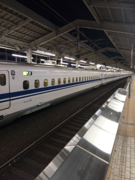 a journey to japan bullet train