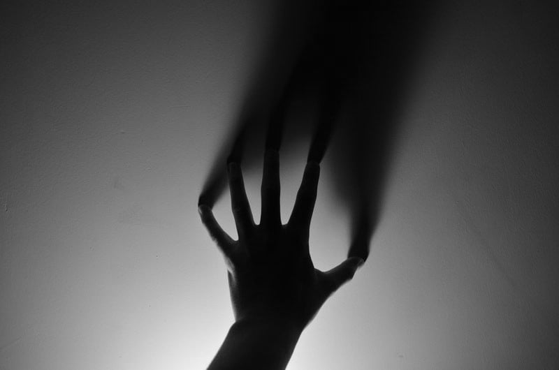 Hand, Dark, Wall