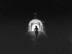 Woman in Tunnel, Silhouette