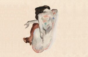 Naked Lady, Crouching Nude, Woman, Abstract