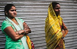 Two Indian Women standing