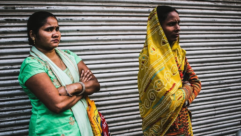 Two Indian Women standing